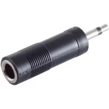 Conector de cable ShiverPeaks BS57002 3,5 mm 6,3 mm negro conector macho/hembra