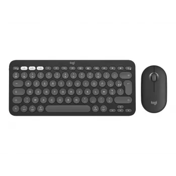 Logitech Pebble 2 Combo for Mac teclado y ratón inalámbricos QWERTZ alemán grafito