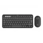 Logitech Pebble 2 Combo for Mac teclado y ratón inalámbricos QWERTZ alemán grafito