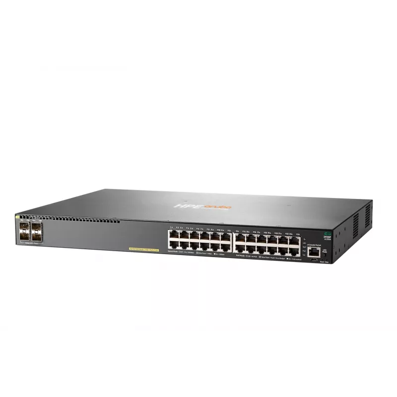 Switch HPE Aruba Networking 2930F 24G PoE+ 4SFP+