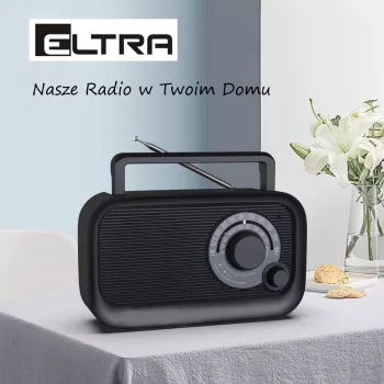 Radio portátil Eltra HANIA negra (modelo )