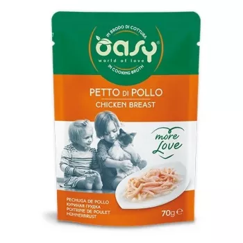 Oasy More Love Pechuga de Pollo Bolsa 70 g