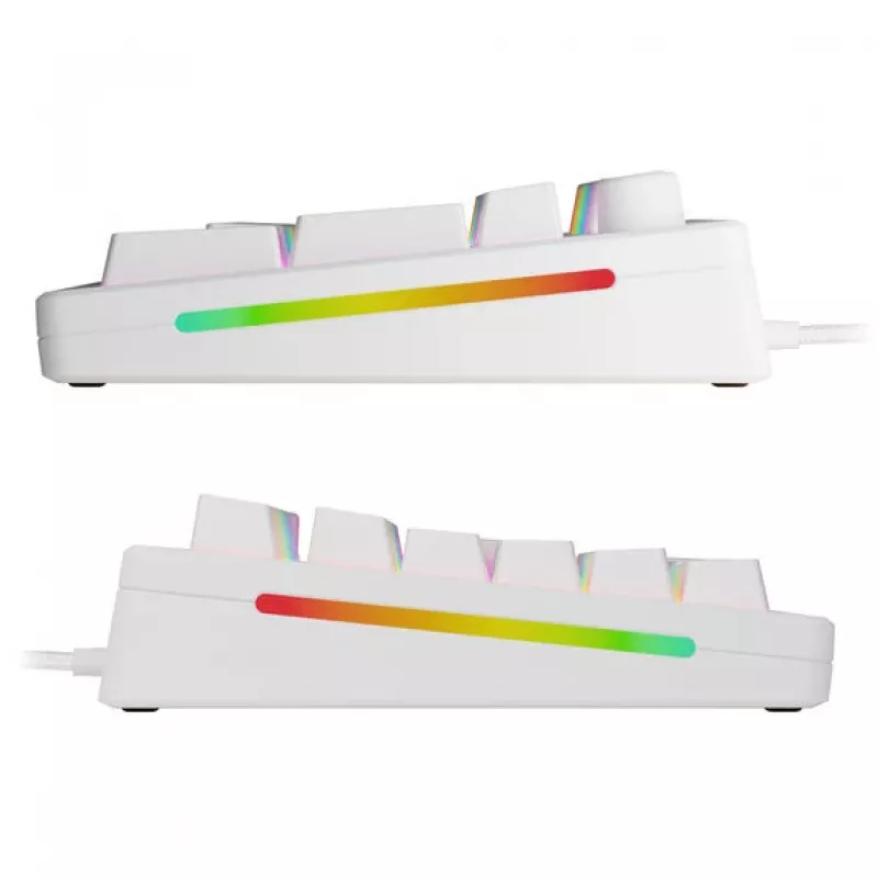 Glorious PC Gaming Race GMMK 3 HE 100% Pre-built teclado gaming blanco LEDs RGB Glorious Fox HE USB