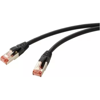 Renkforce RF-5771886 Cable de red negro 1,5 m Cat6 S/FTP (S-STP) (RF-5771886)