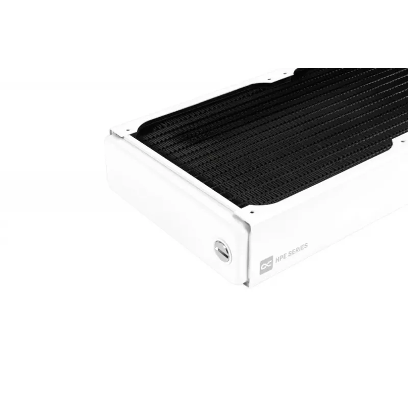 Alphacool NexXxoS HPE-45 Full Copper 10227 radiador, 360 mm, blanco/negro