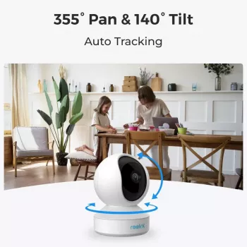Reolink E Series E330 5MP Cámara de vigilancia WLAN giratoria e inclinable para interior (WCEP5MP04PTW)