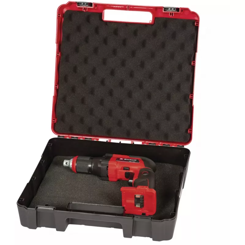 Einhell TE-DY 18 Li-Solo. Velocidad en vacío: 4000 rpm. Fuente de energía: batería, voltaje de batería: 18 V. Ancho: 980 mm. Peso del paquete: 2,8 kg, Ve