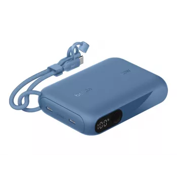 Batería externa Belkin BPB027HQBL 10000 mAh — azul, 2× conectores USB Type‑C