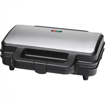 ProfiCook PC-ST 1092 - Sandwichera - 900 W - Acero inoxidable/Negro