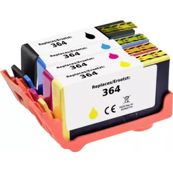 Renkforce RF-6922974 Pack combinado de tintas compatibles para HP 364, cian/magenta/amarillo/negro