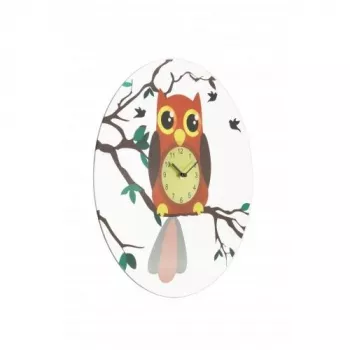 Reloj NeXtime 8169 Oohoo, Ø43 cm, pared, multicolor
