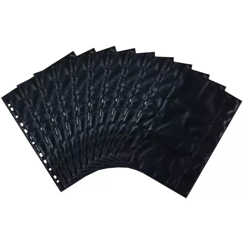 Fundas para fotos HERMA Fotophan 9x13 cm horizontal negro 10 uds.