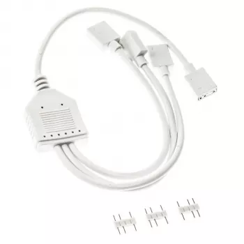 Cable divisor Kolink ARGB 1 a 3 PGW-AC-KOL-156 30 cm blanco