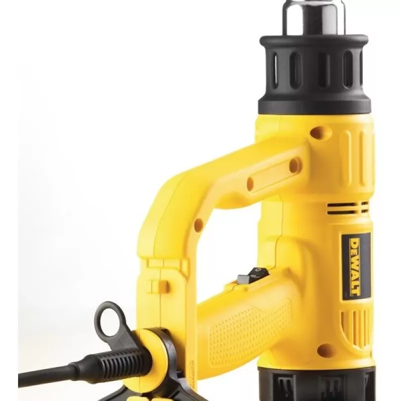 Pistola de aire caliente DeWalt D26411 — 1800 W, empuñadura de pistola, máx. 600 °C, caudal de aire 450 l/min, amarilla