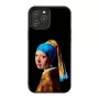 Funda protectora iKins para Apple iPhone 12 Pro Max con diseño La joven de la perla