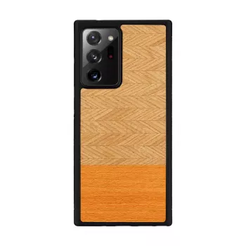 Funda para móvil Man and Wood Galaxy Note 20 Ultra Espiga Naranja Negro