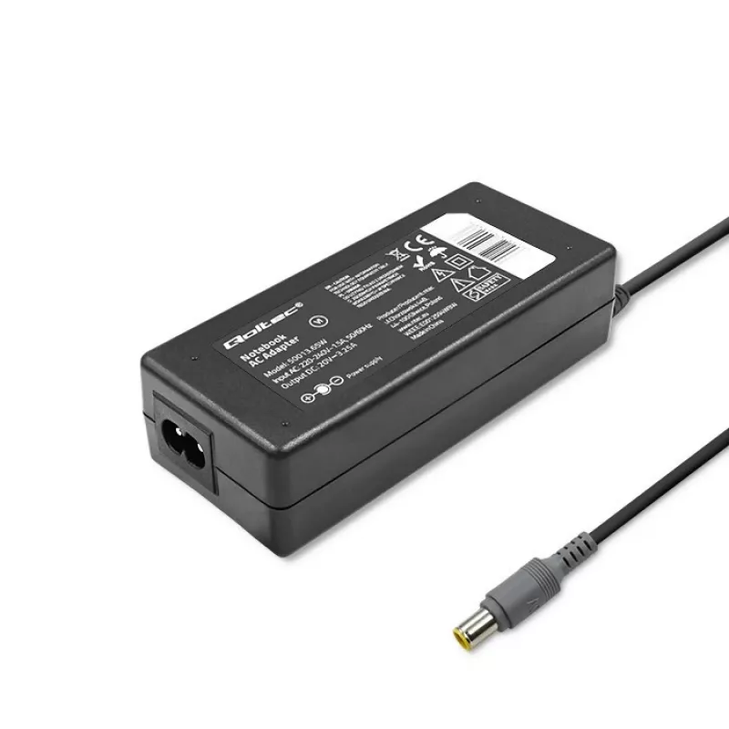 Fuente de alimentación Qoltec para IBM 65W 3,52A 20V 7,9x5,5 + Pin IBM 50013.65W