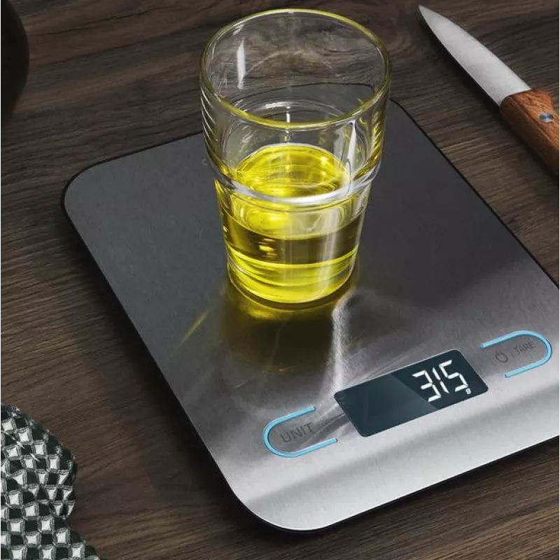 Báscula de cocina Cecotec | CookControl | capacidad máxima 5 kg | división 1 g | pantalla LCD