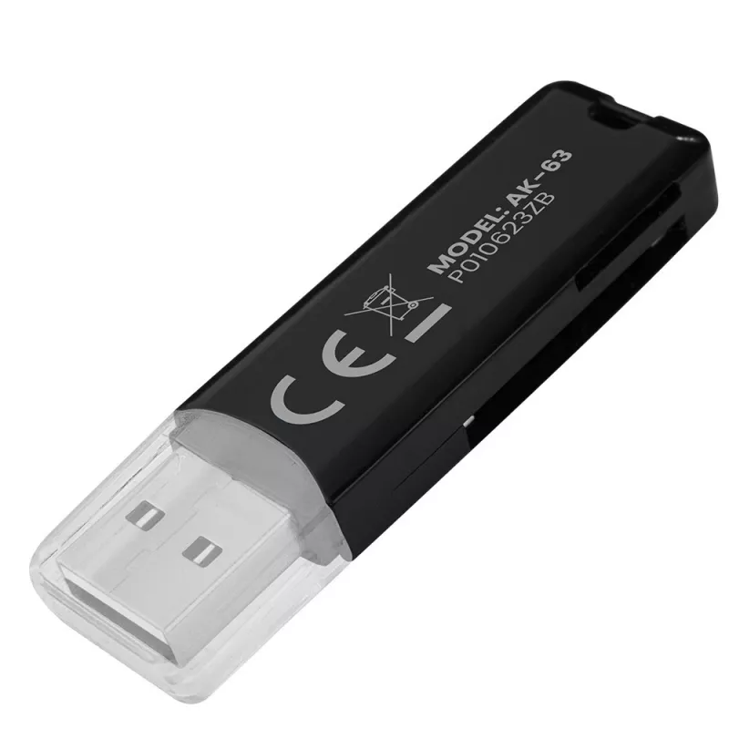 Lector de tarjetas SD, USB 2.0, 480 Mbit/s, AK-63 Savio SAVAK-63