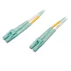 Tripp 2M 10Gb/100Gb Duplex Multimode 50/125 OM4 LSZH Cable de conexión de fibra óptica LC/LC Aqua 2 metros - Cable de conexión - LC Multimode (M)