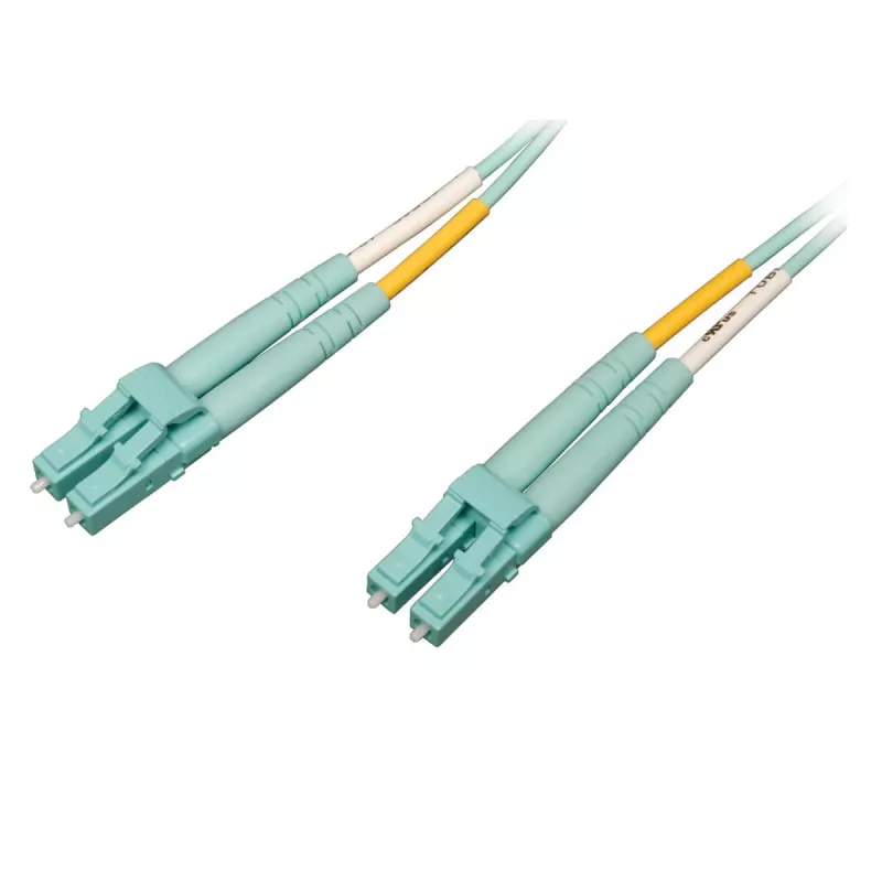 Tripp 2M 10Gb/100Gb Duplex Multimode 50/125 OM4 LSZH Cable de conexión de fibra óptica LC/LC Aqua 2 metros - Cable de conexión - LC Multimode (M)
