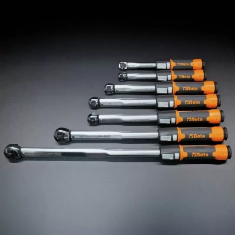 Llave dinamométrica Beta BE666/20 accionamiento 1/2 pulgadas 40–200 Nm, longitud 47 cm