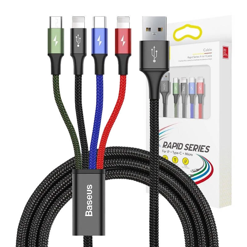 Cable para móvil Baseus KB2L435A12BK