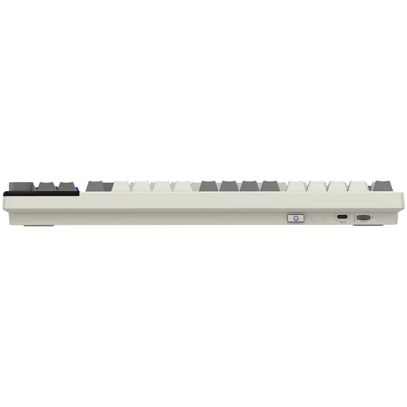 LORGAR KBP70TKLW, teclado gaming mecánico inalámbrico TKL Pro, beige, distribución EN