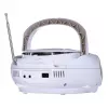 Blaupunkt BB7-WH Minicadena estéreo portátil digital 2,4 W FM gris reproducción MP3