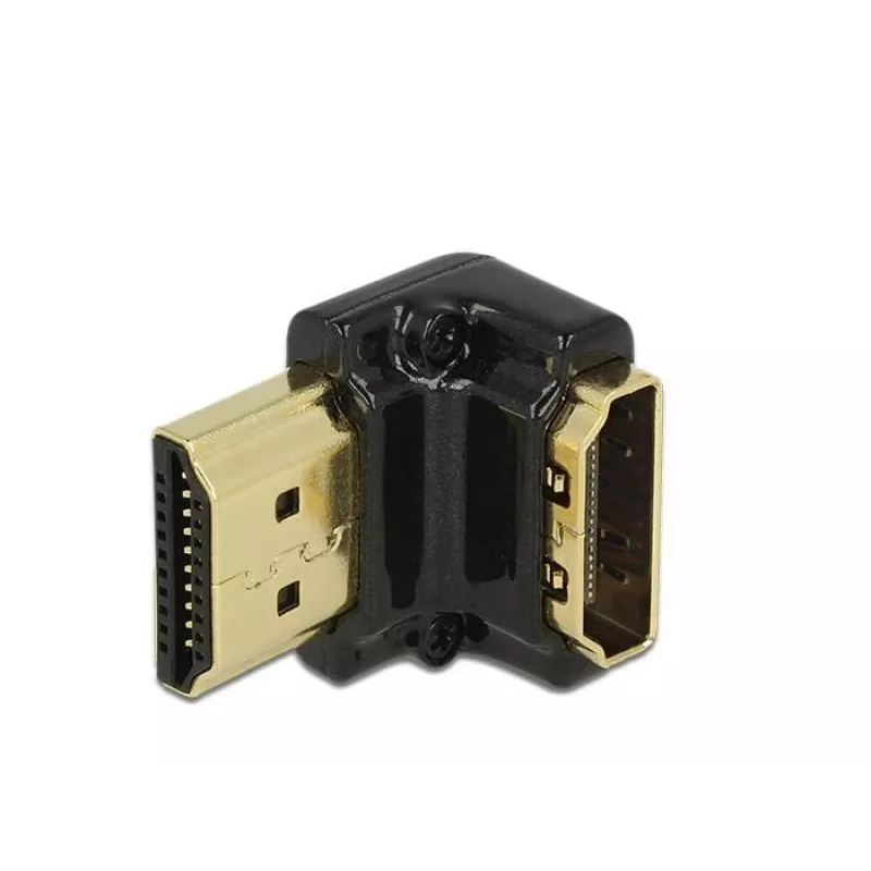 Conector HDMI DeLOCK 65662 90° negro