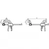 Abrazadera en F Bessey EZXL60-9
