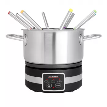 Fondue eléctrica Gastroback 42568 1,8 l 8 personas negro acero inoxidable