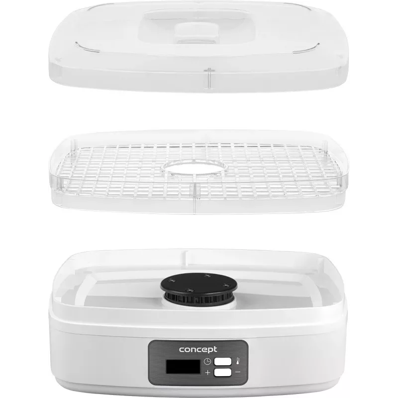 Deshidratador de alimentos Concept Solution SO2080, 260 W, blanco, diámetro de bandeja 25 cm