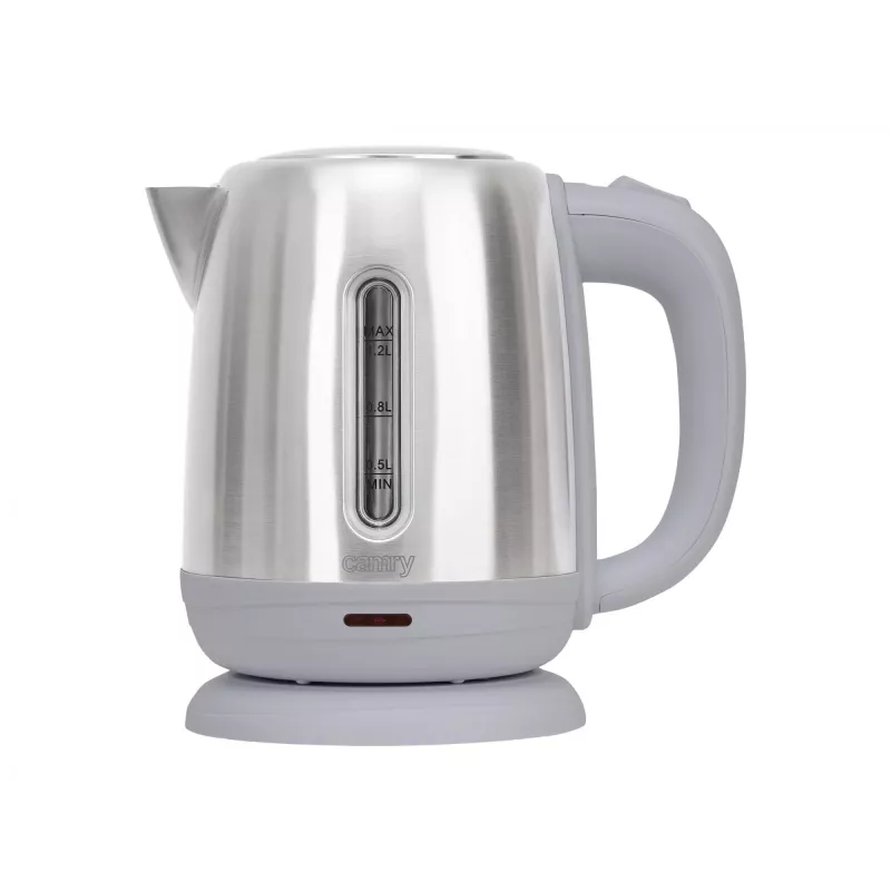 Hervidor de agua eléctrico Camry 1,2 L 1630 W gris acero inoxidable
