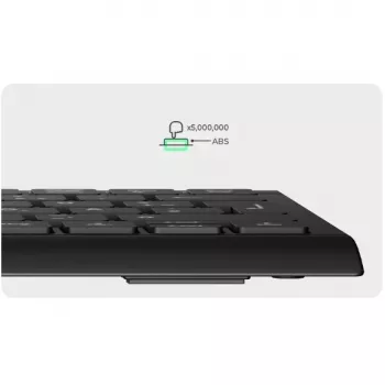 KeySonic KSK-5011ELC (DE) Teclado Home USB QWERTZ Alemán Negro