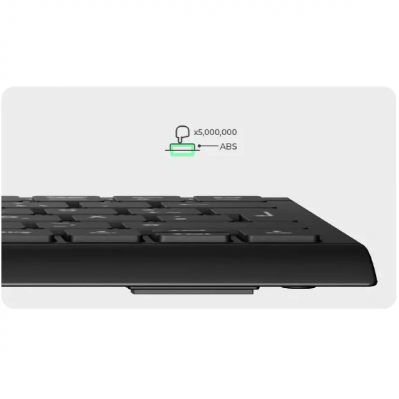KeySonic KSK-5011ELC (DE) Teclado Home USB QWERTZ Alemán Negro