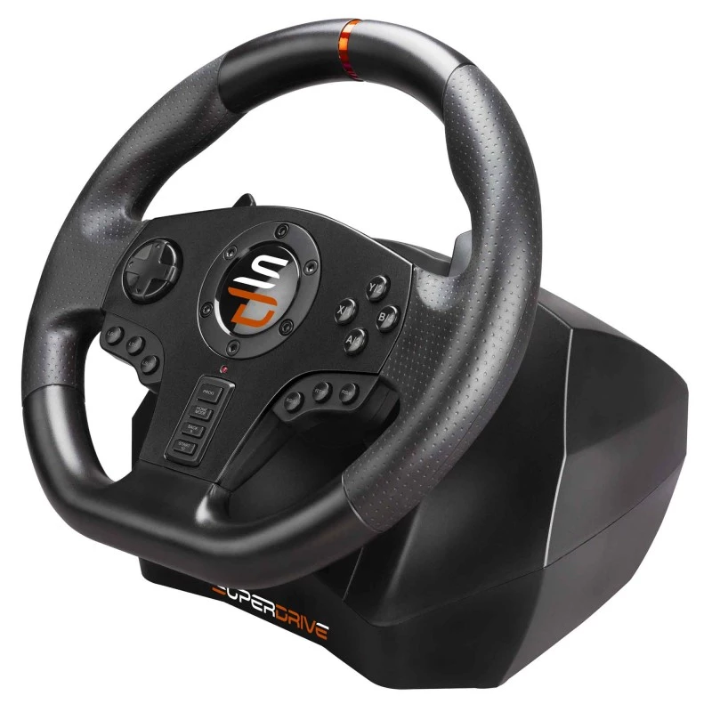 Volante + pedales gaming Subsonic SA5595-PC negro USB