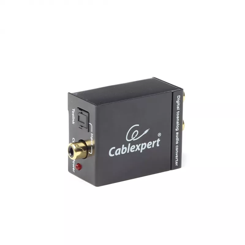 Convertidor de audio Gembird DSC-OPT-RCA-001 negro