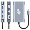 HUB 8en1 Adaptador USB C HDMI x2 USB VGA RJ45 PD