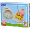 Peppa Pig set de música de madera, juguete musical de 2 piezas