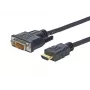 Vivolink PROHDMIDVI3 adaptador de cable de vídeo 3 m HDMI DVI-D negro