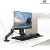 Soporte de teclado Maclean, complemento para soporte de monitor, VESA 75x75, 100x100, MC-756