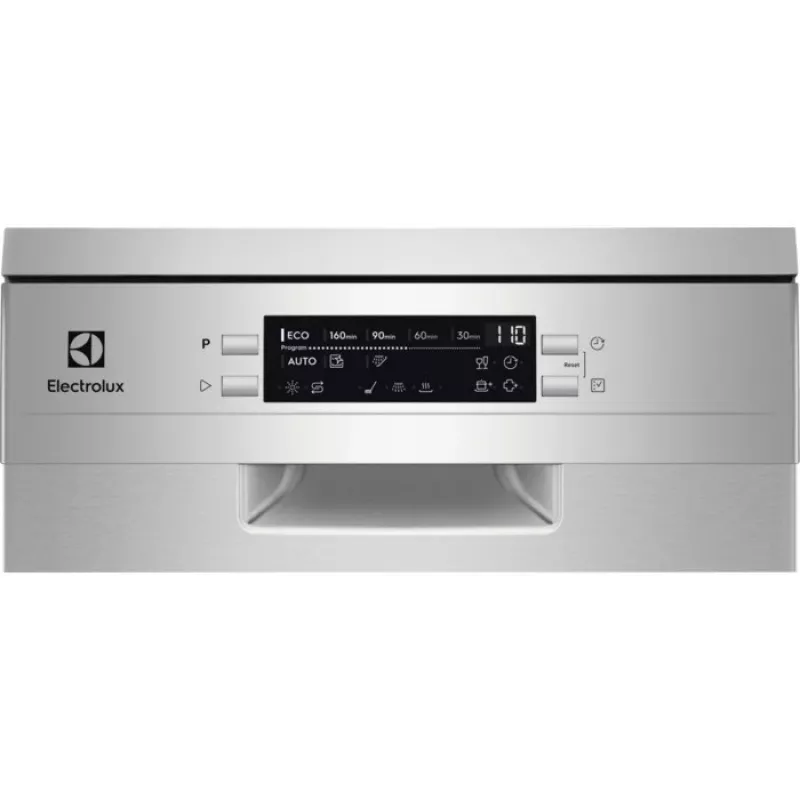 Electrolux ESA63210SX lavavajillas de libre instalación 45 cm, 10 cubiertos, AirDry, 46 dB, clase energética E, acero inoxidable