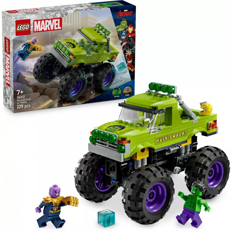 LEGO MARVEL 76312 El camión de Hulk vs. Thanos