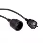 Alargador de corriente LOGON PSPC03 — cable de 3 m, 1 toma de CA, negro