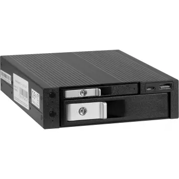 Dock HDD INTER-TECH ST-7227U para unidades de 2,5 inch y 3,5 inch, USB 3.0 con Type-C y Type-A