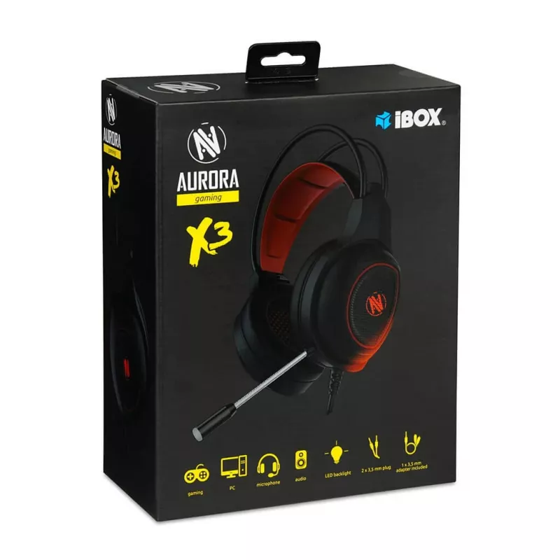 Auriculares gaming I-BOX X3 con micrófono