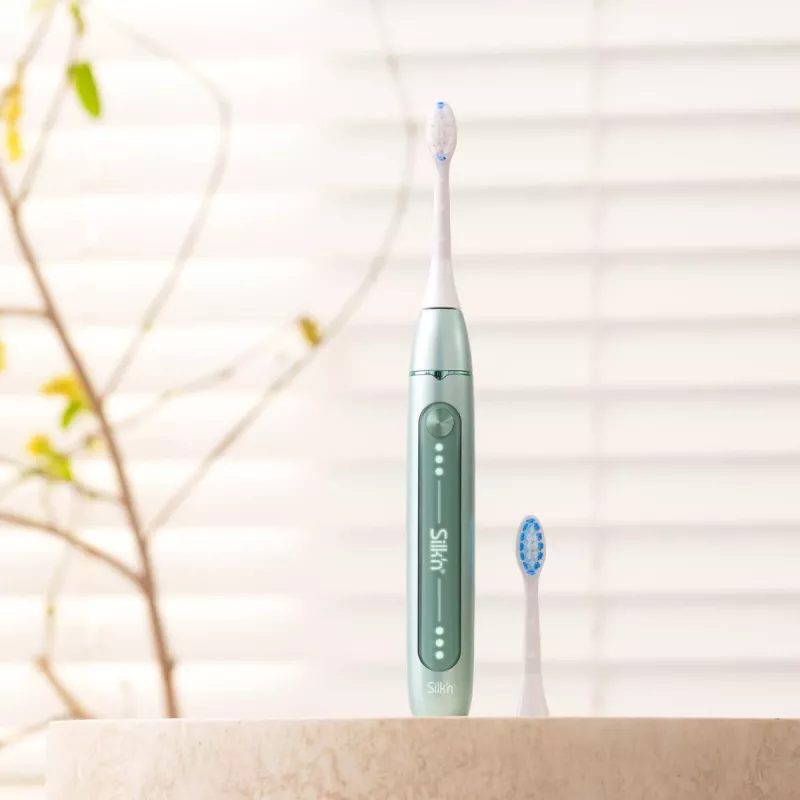 Cepillo de dientes eléctrico Silk'n SonicYou verde menta