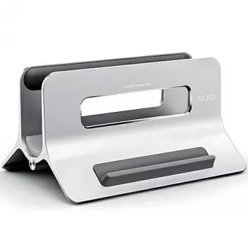 Soporte de sobremesa Gravity para MacBook plata