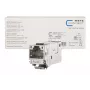 Conector hembra RJ45 METZ CONNECT 130910KZ Plata conector hembra 12 uds.